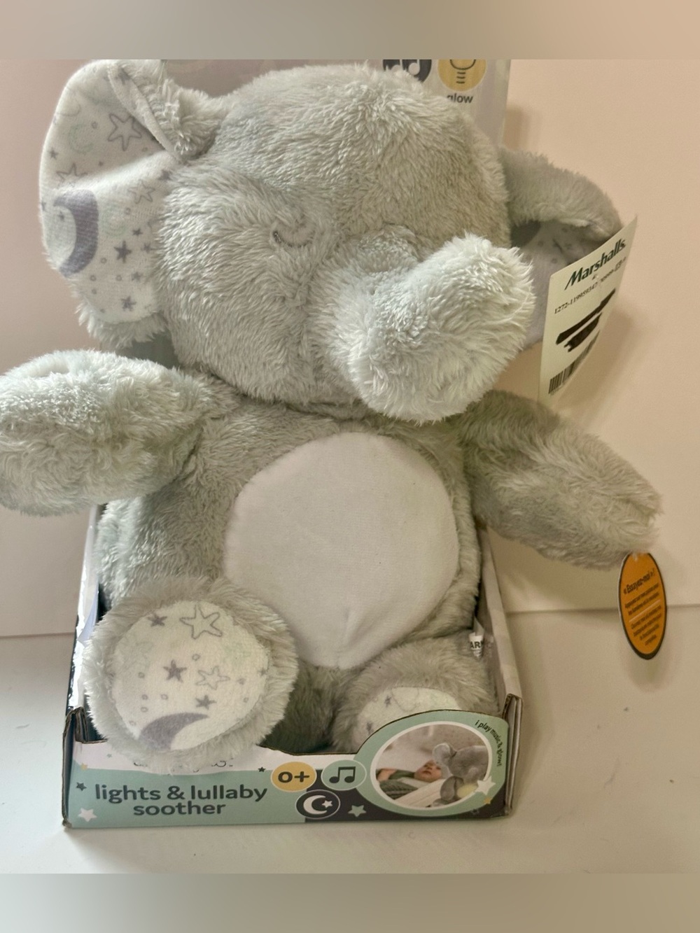 DreamGro Elephant Light & Lullaby Soother